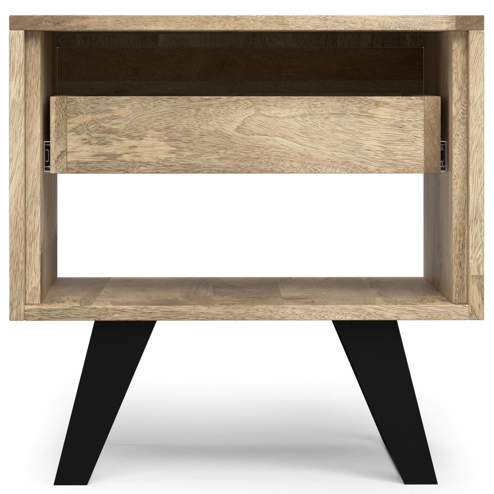Lowry - Handcrafted End Table by Simpli-Home | Bel Furniture
