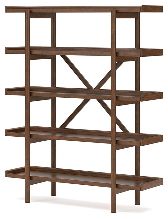 Lyncott - Brown - Bookcase by Signature Design by Ashley® | Bel Furniture