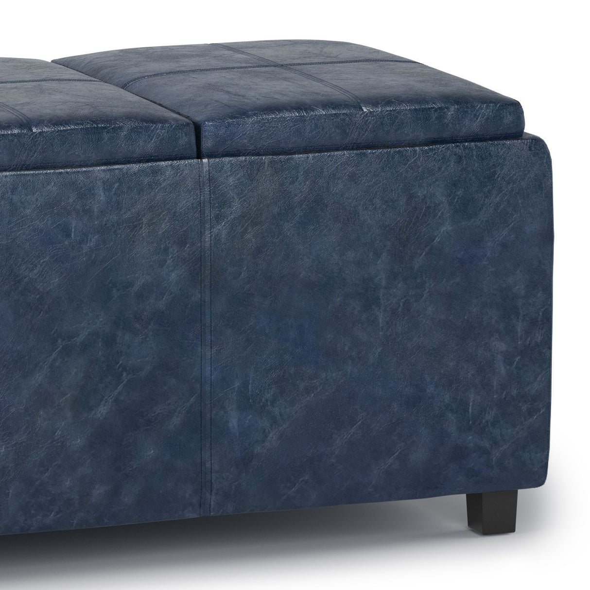 Avalon - Upholstered Storage Ottoman by Simpli-Home | Bel Furniture