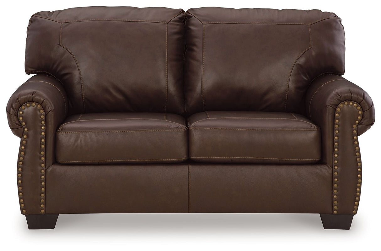Colleton - Dark Brown - Loveseat by Signature Design by Ashley® | Bel Furniture