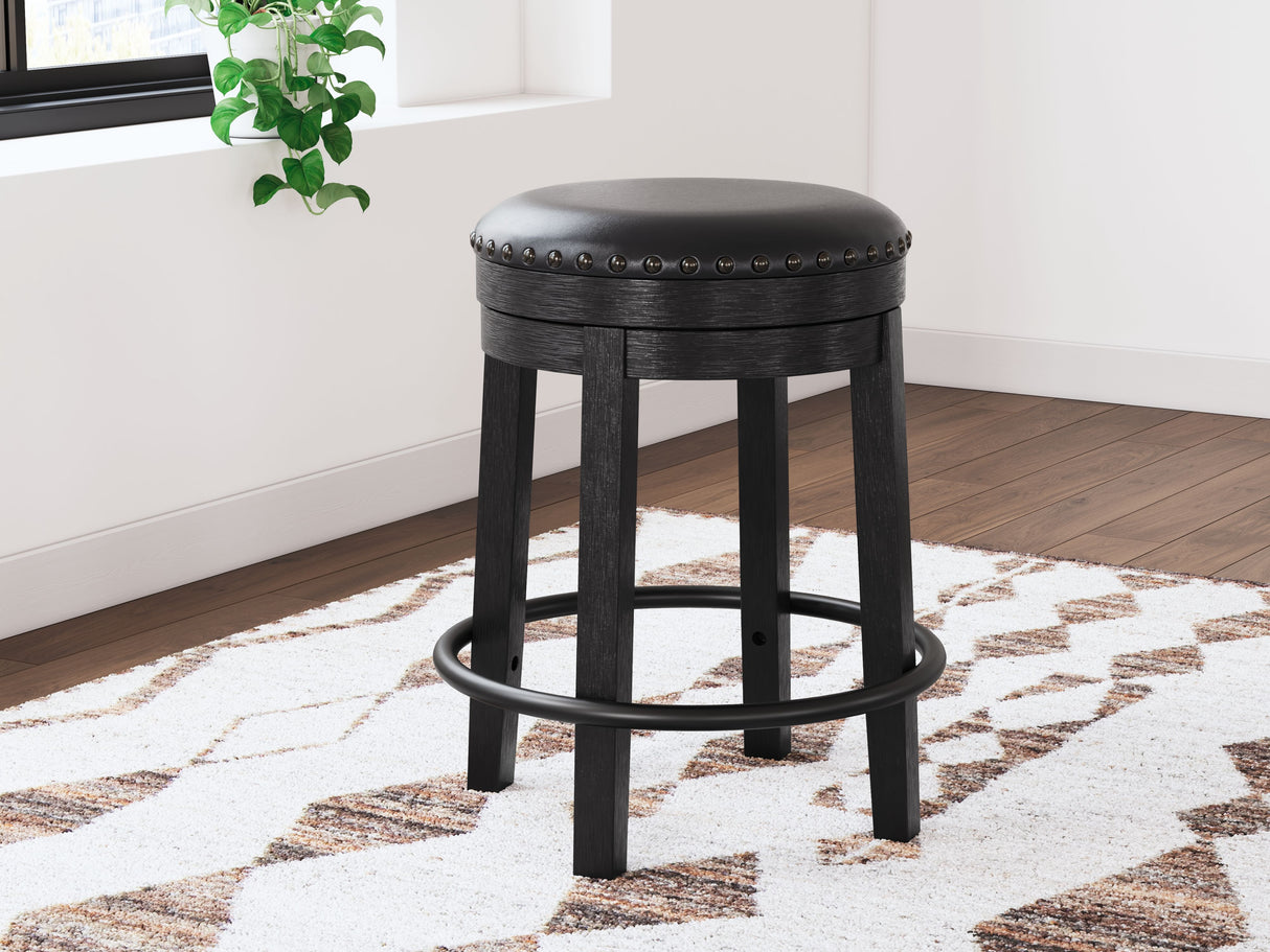 Valebeck - Upholstered Swivel Stool by Signature Design by Ashley® | Bel Furniture