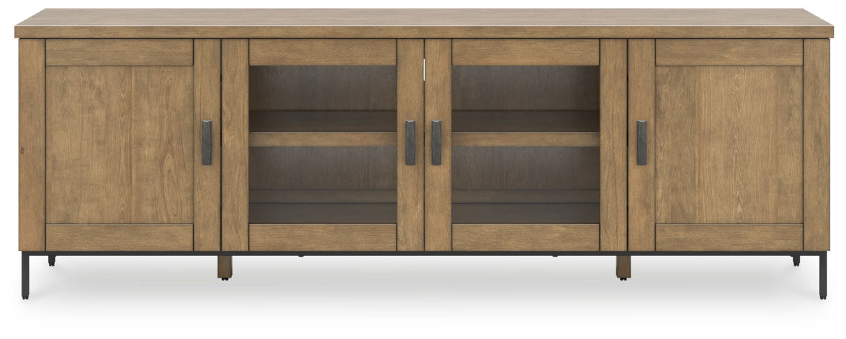 Torlanta - Brown - Extra Large TV Stand by Signature Design by Ashley® | Bel Furniture