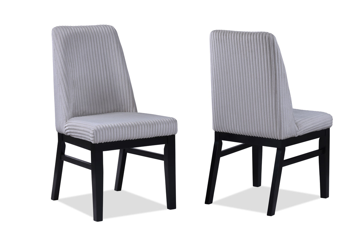 Hadley - Side Chair (Set of 2) Gray by Crown Mark | Bel Furniture