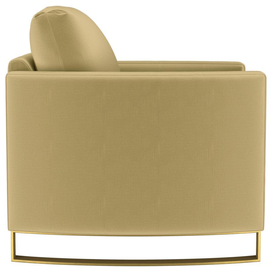 Corliss - Upholstered Arched Arm Accent Chair by CoasterElevations | Bel Furniture
