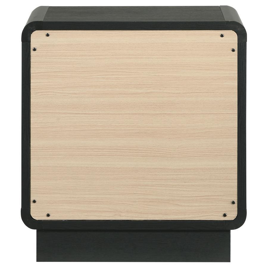 Cavelle - 2-Drawer Nightstand Bedside Table - Black by Coaster Fine Furniture | Bel Furniture