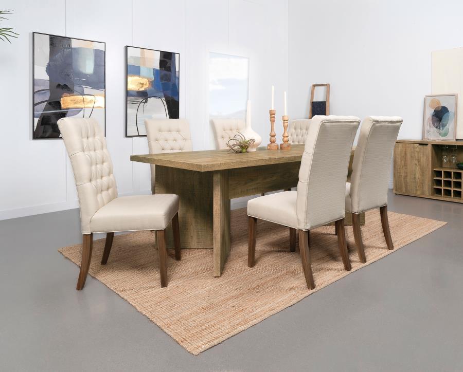 Jamestown - Composite Wood Dining Table - Mango by CoasterEveryday | Bel Furniture