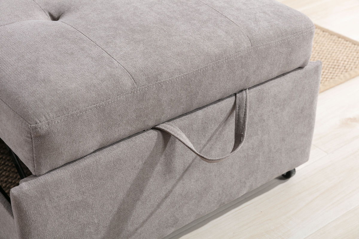 Hannah - Woven Convertible Armchair by Lilola Home | Bel Furniture