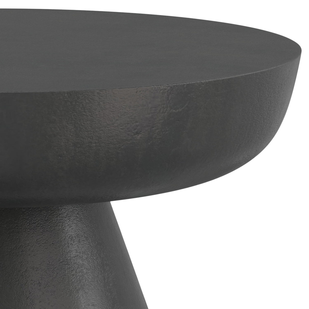 Charmaine - Cast Aluminum Coffee Table - Black by Simpli-Home | Bel Furniture