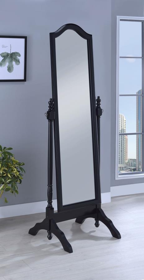 Cabot - Wood Adjustable Length Cheval Mirror by CoasterEveryday | Bel Furniture