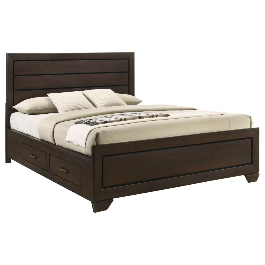 Kauffman - Wood Storage Panel Bed by CoasterEveryday | Bel Furniture