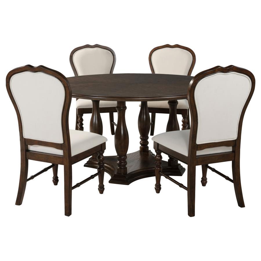 Landon - Round Dining Table Set by Coaster Fine Furniture | Bel Furniture