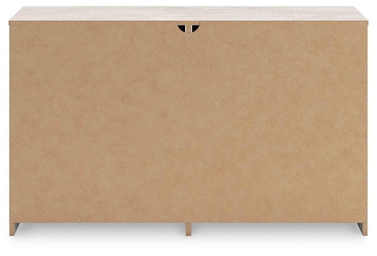 Shawburn - Whitewash - Six Drawer Dresser by Signature Design by Ashley® | Bel Furniture