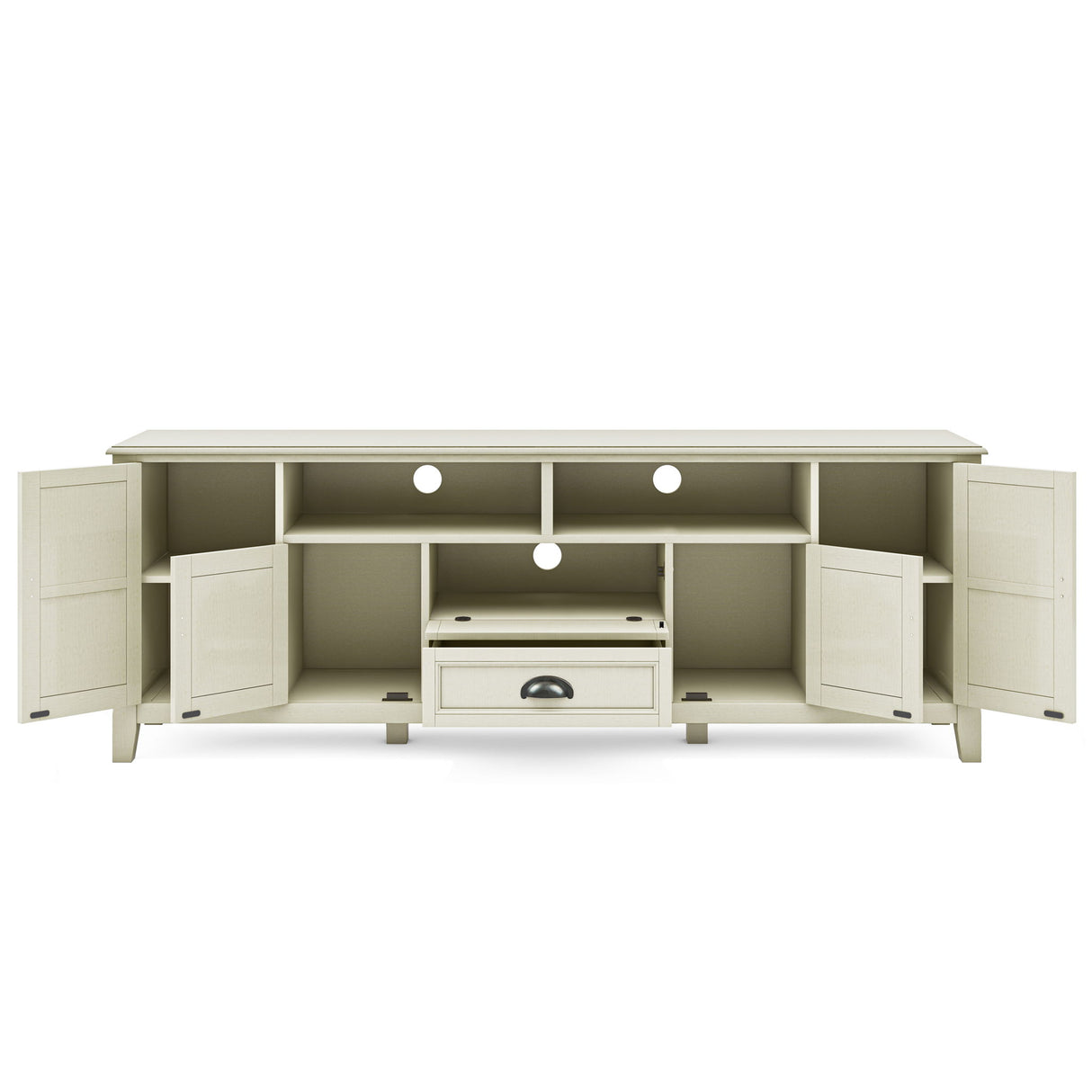 Burlington - TV Media Stand by Simpli-Home | Bel Furniture