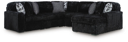 Midnight-Madness - 5 Piece Sectional