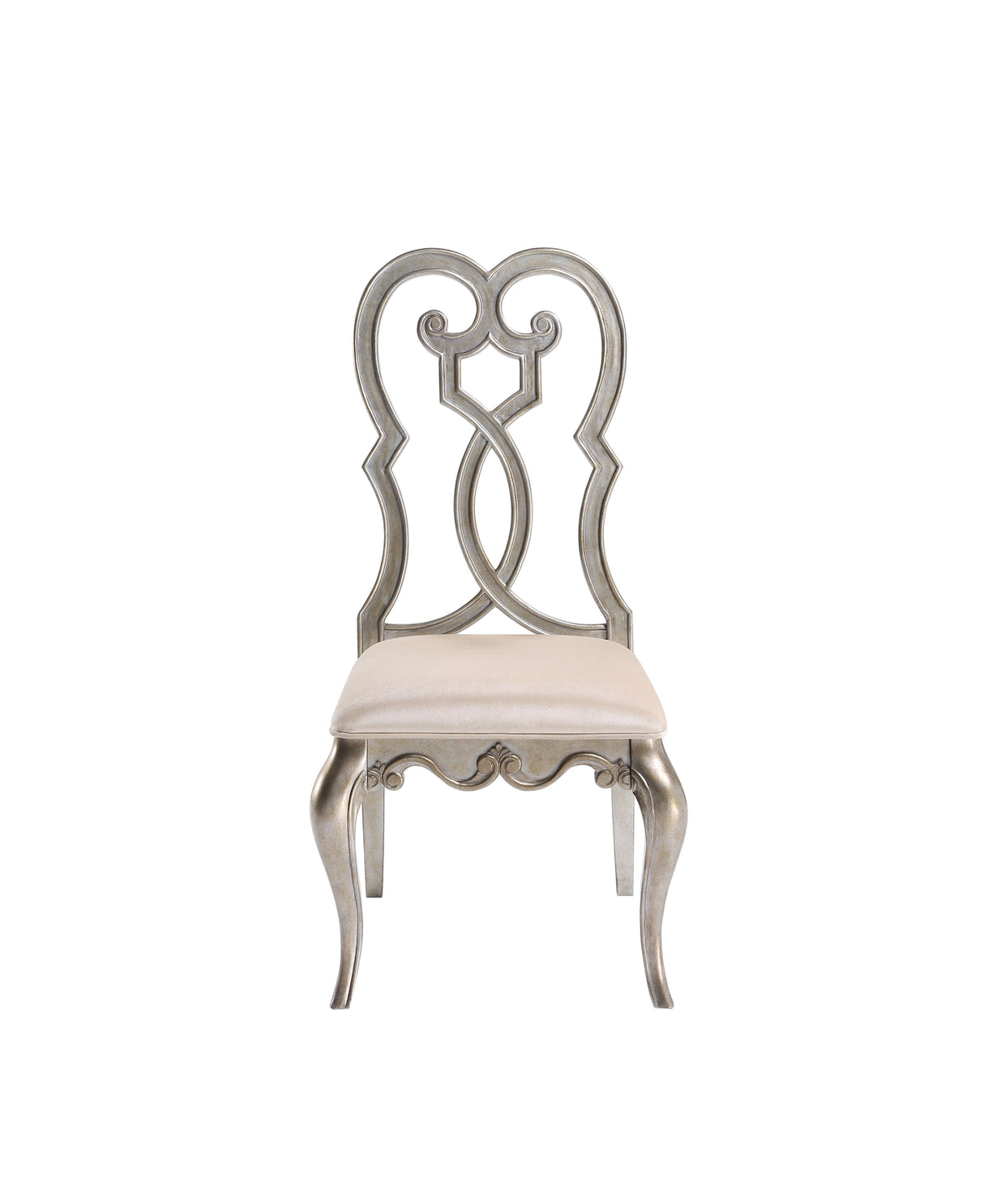 Esteban - Side Chair (Set of 2) - Antique Champagne by Urban Nest | Bel Furniture