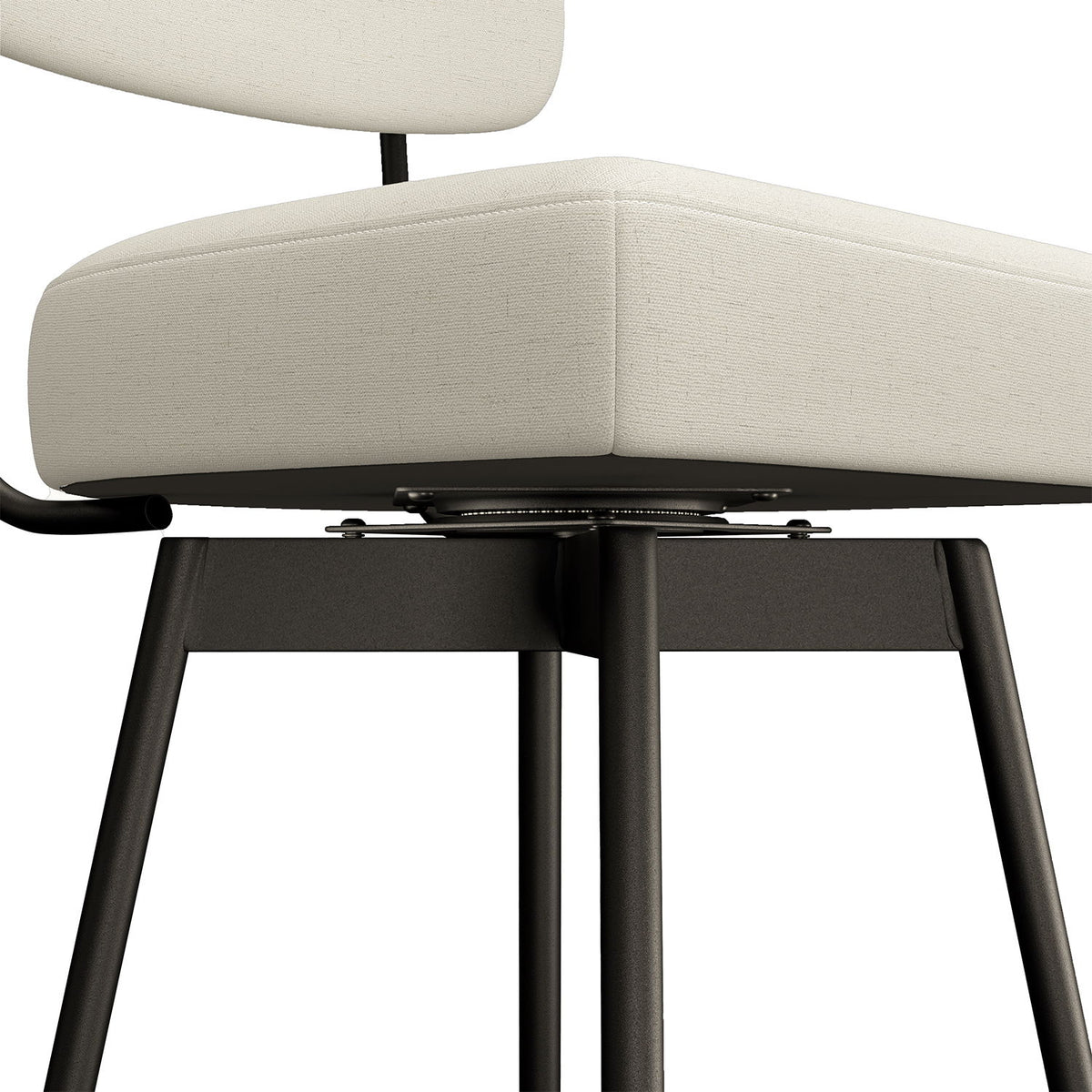 Giselle - Swivel Bar Stool (Set of 2) - Gray