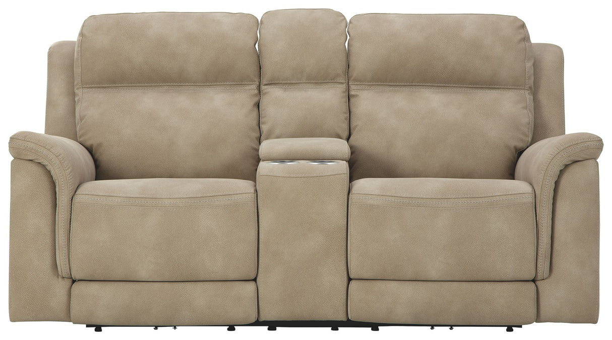 Next-Gen Durapella - Reclining Power Loveseat With Console by Signature Design by Ashley® | Bel Furniture