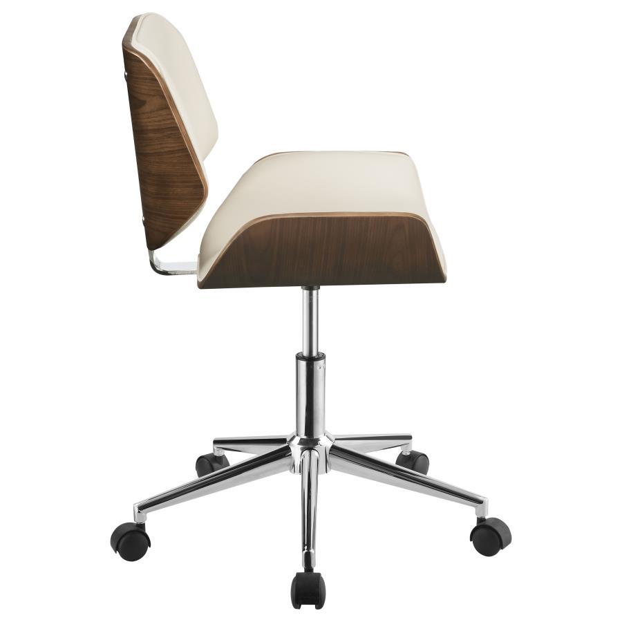 Addington - Upholstered Adjustable Office Desk Chair by CoasterEveryday | Bel Furniture