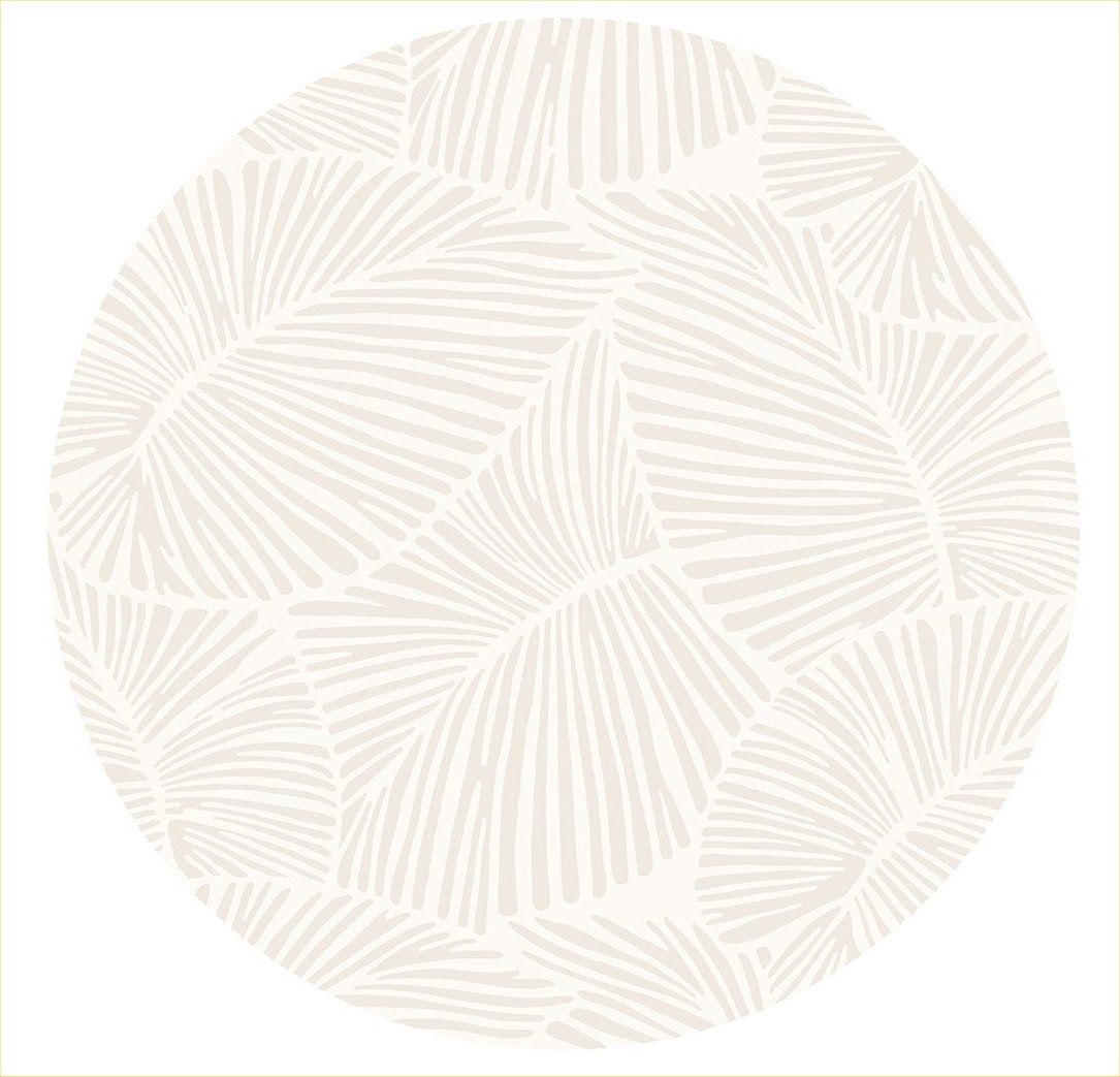 Curve - Round Rug White 4' x 6' by Icona Home Decor | Bel Furniture