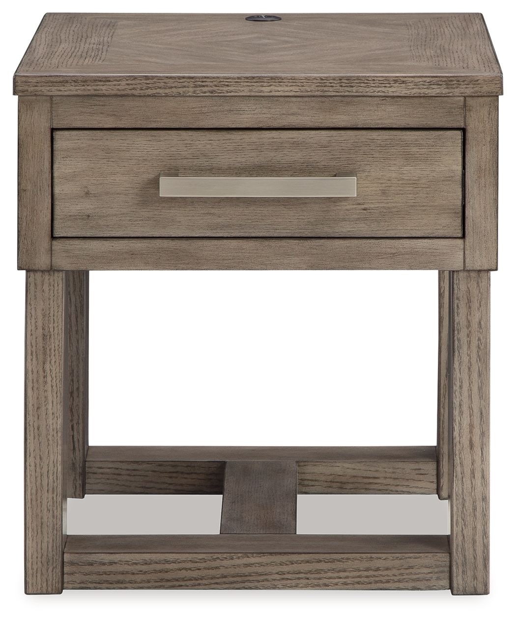Loyaska - Grayish Brown - Rectangular End Table by Signature Design by Ashley® | Bel Furniture