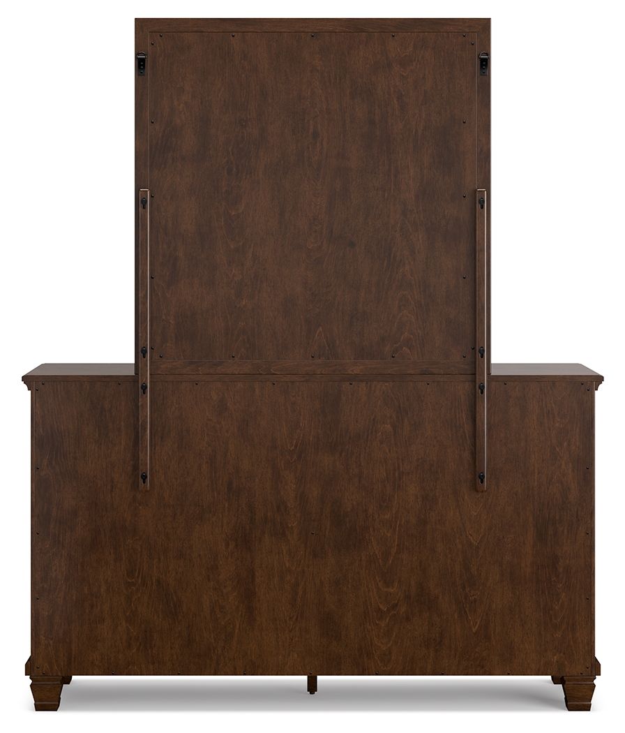 Danabrin - Brown - Dresser And Mirror by Signature Design by Ashley® | Bel Furniture