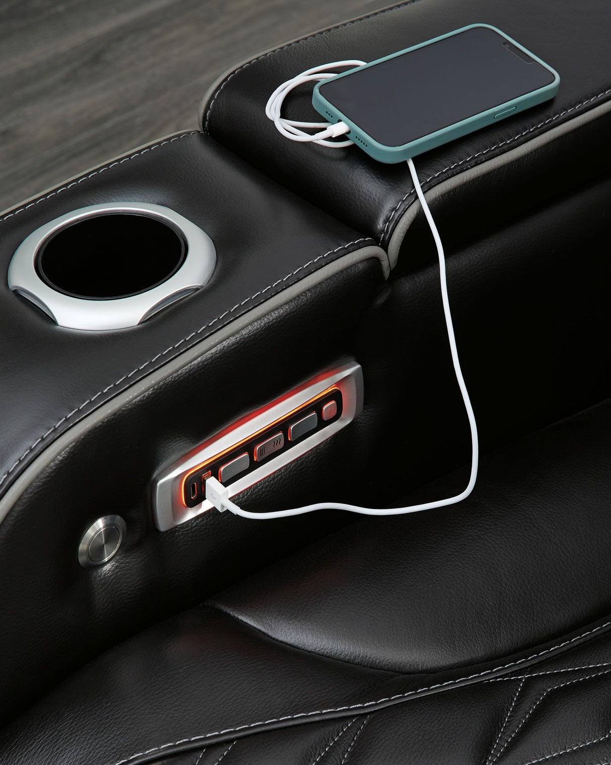 Boyington - Power Reclining Sofa With Adj Headrest by Signature Design by Ashley® | Bel Furniture