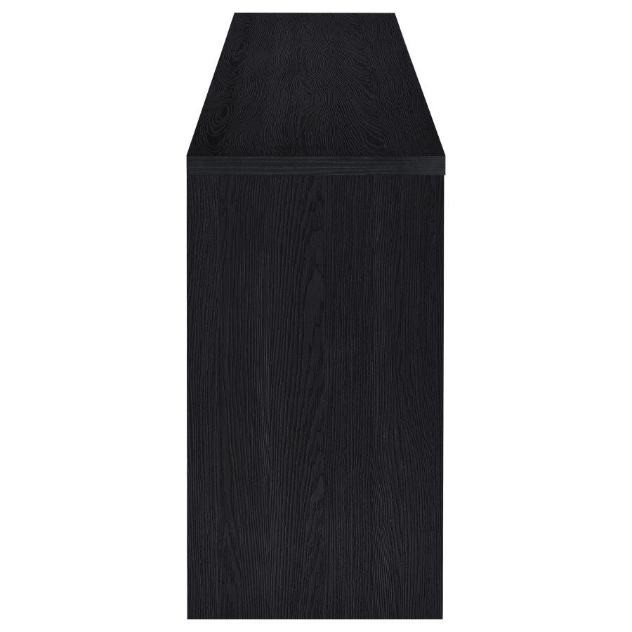 Denison - 79" 4-Door TV Stand Media Console - Black