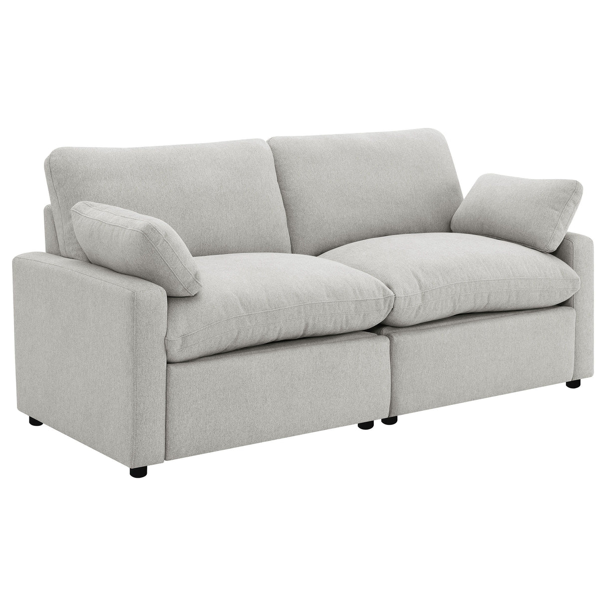 Collins - Modular Power Loveseat Gray by Coaster Fine Furniture | Bel Furniture