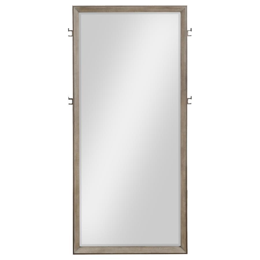 Durango - Full Length Standing Floor Mirror - Washed Oak by Coaster Fine Furniture | Bel Furniture