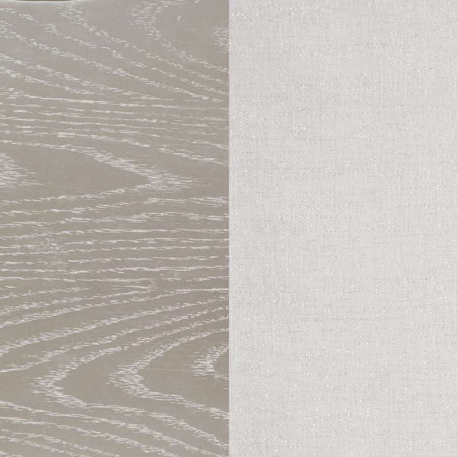 Evangeline - Curved Fabric Upholstered Bench - Silver Oak by Coaster Fine Furniture | Bel Furniture