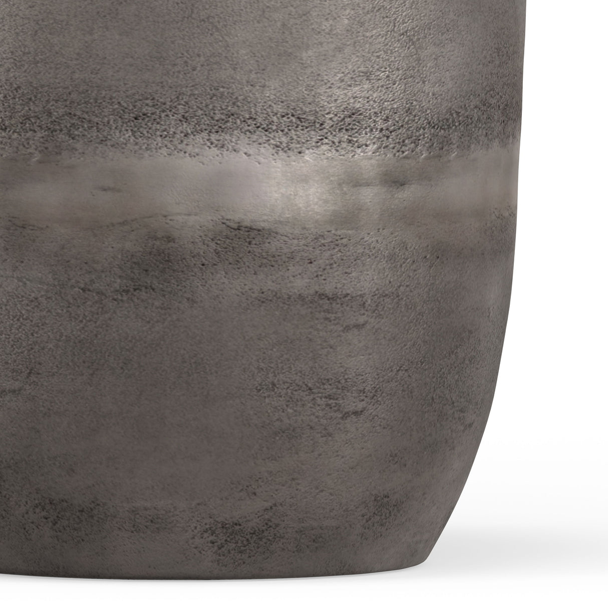 Morris - Metal Accent Table - Antique Silver by Simpli-Home | Bel Furniture