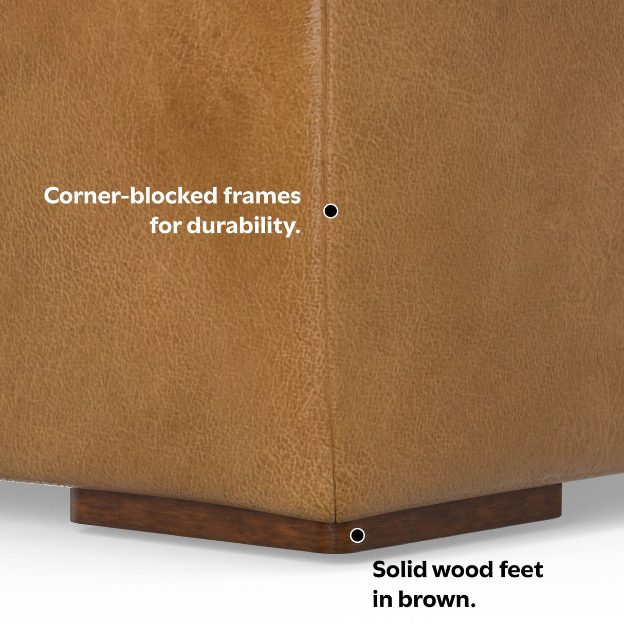 Rex - Handcrafted Sectional Sofa And Ottoman