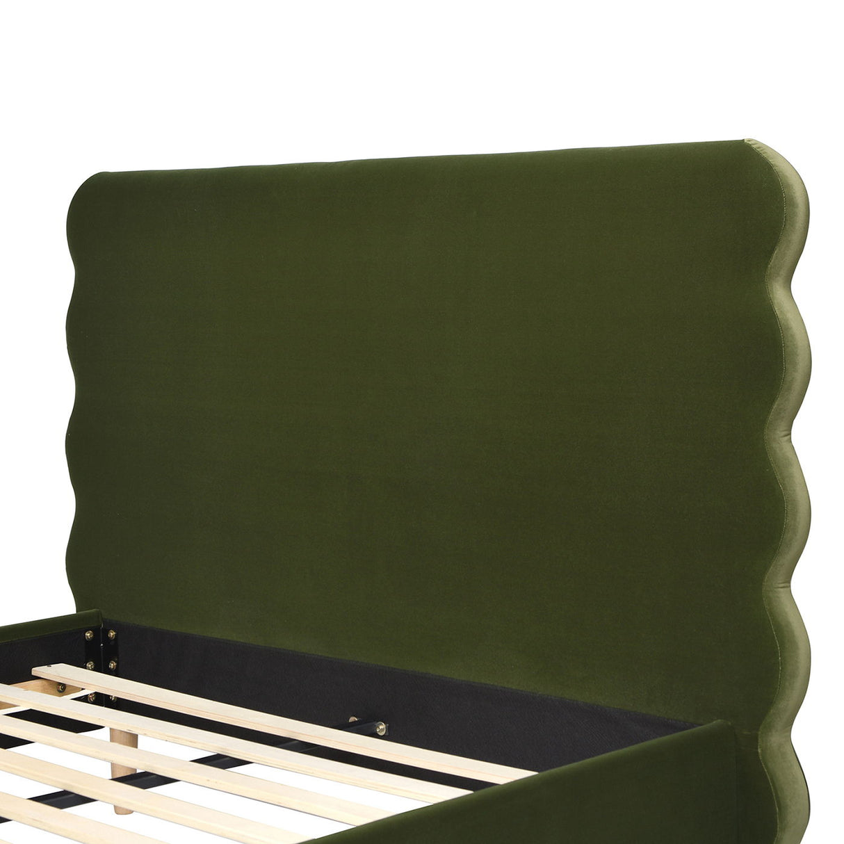Stockholm - Modern Wavy Headboard Platform Bed by Jennifer Taylor Home | Bel Furniture