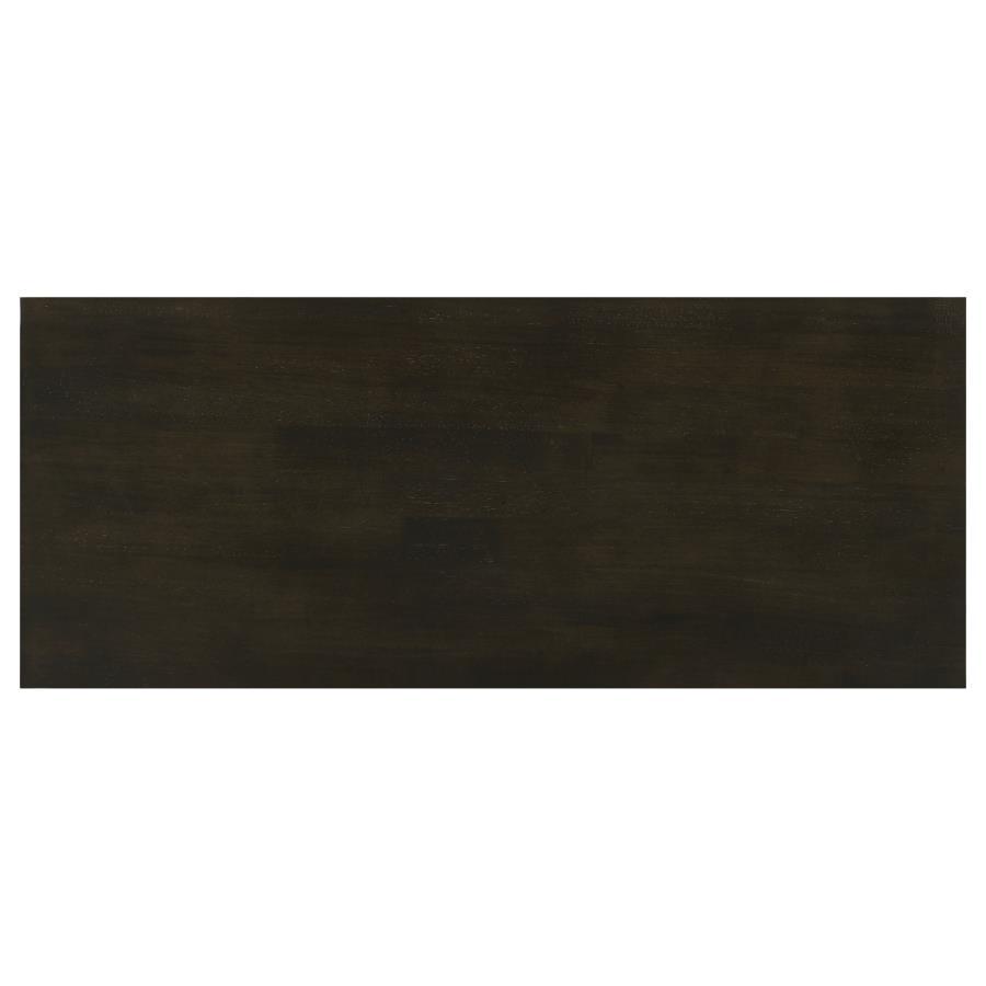 Rachelle - 2-Shelf Wood Entryway Console Table - Deep Merlot by CoasterEssence | Bel Furniture