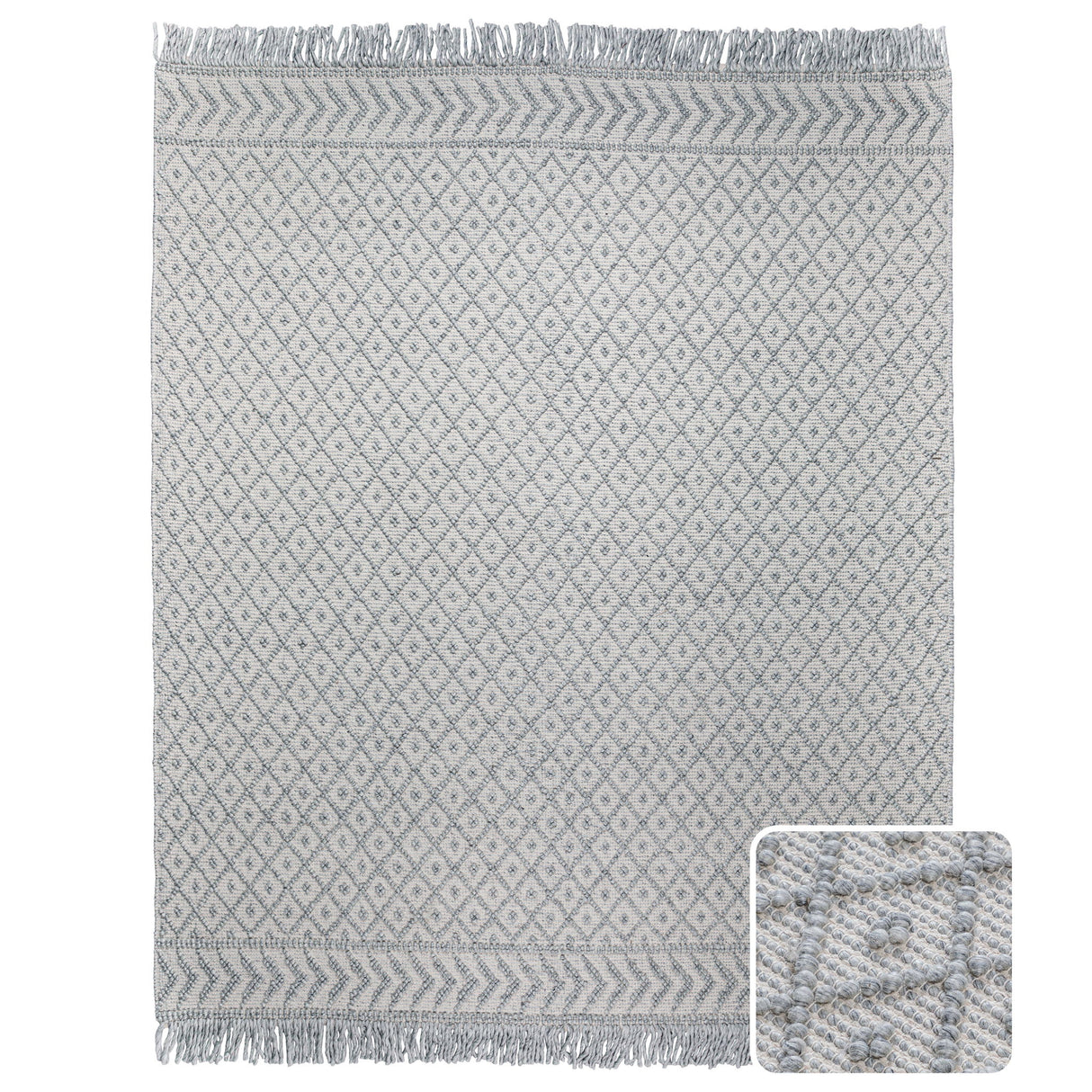 Millow - 8' X 10' Area Rug - Silver