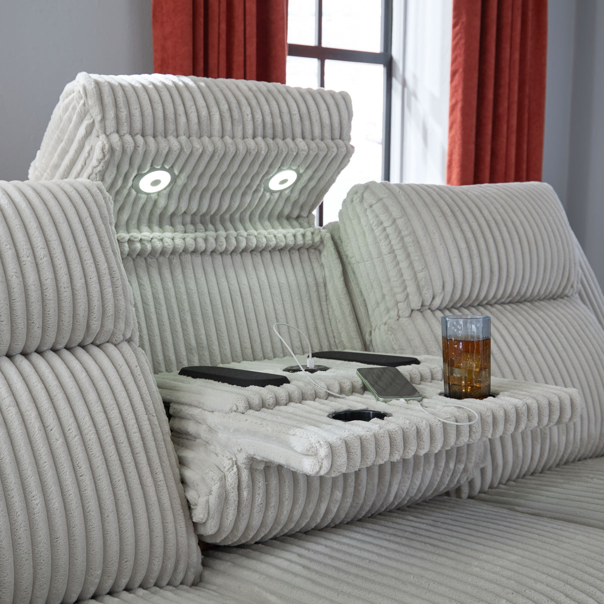 Forest Lake - Power Reclining Sofa With Adj Headrest by Signature Design by Ashley® | Bel Furniture