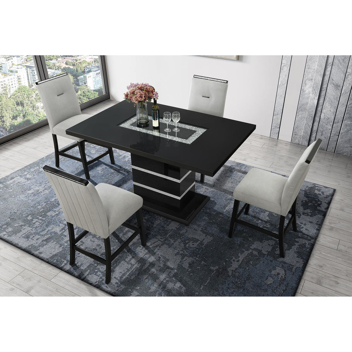 Ariya - Bar Table - Black