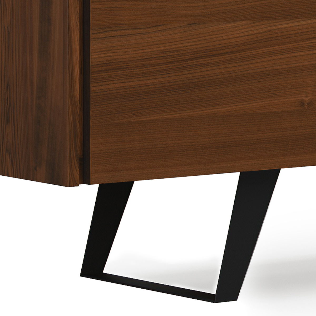 Lowry - Handcrafted TV Media Stand - Walnut by Simpli-Home | Bel Furniture