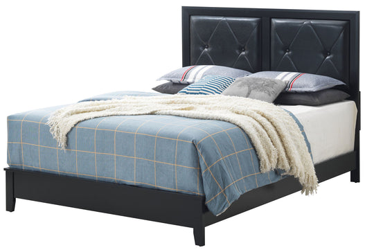 Padded Headboard Bed