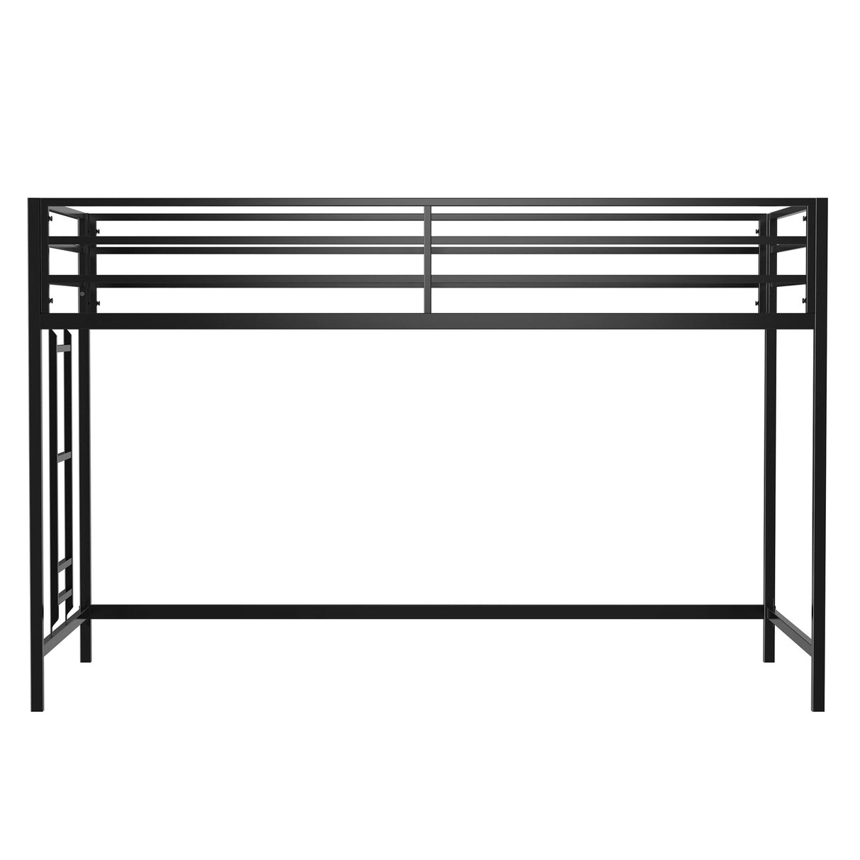 Adam - Junior Twin Loft Bunk - Black by House & Home Furniture | Bel Furniture
