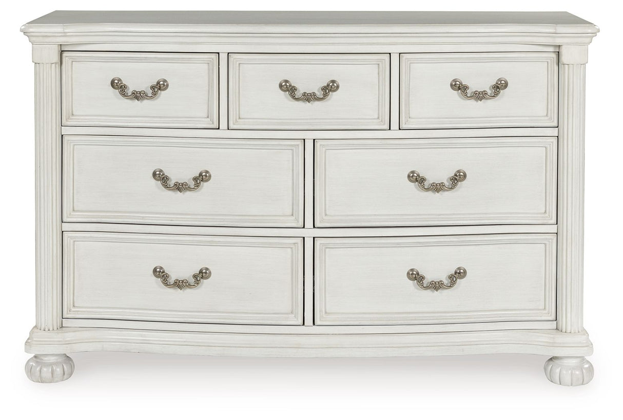 Montelaine - Antique White - Dresser by Benchcraft® | Bel Furniture