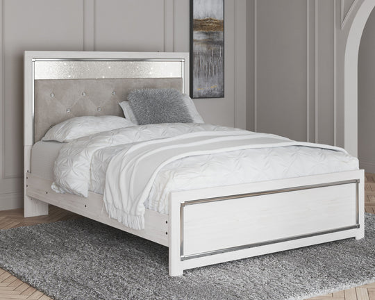 Altyra - Panel Bed White Queen None by Signature Design by Ashley® | Bel Furniture