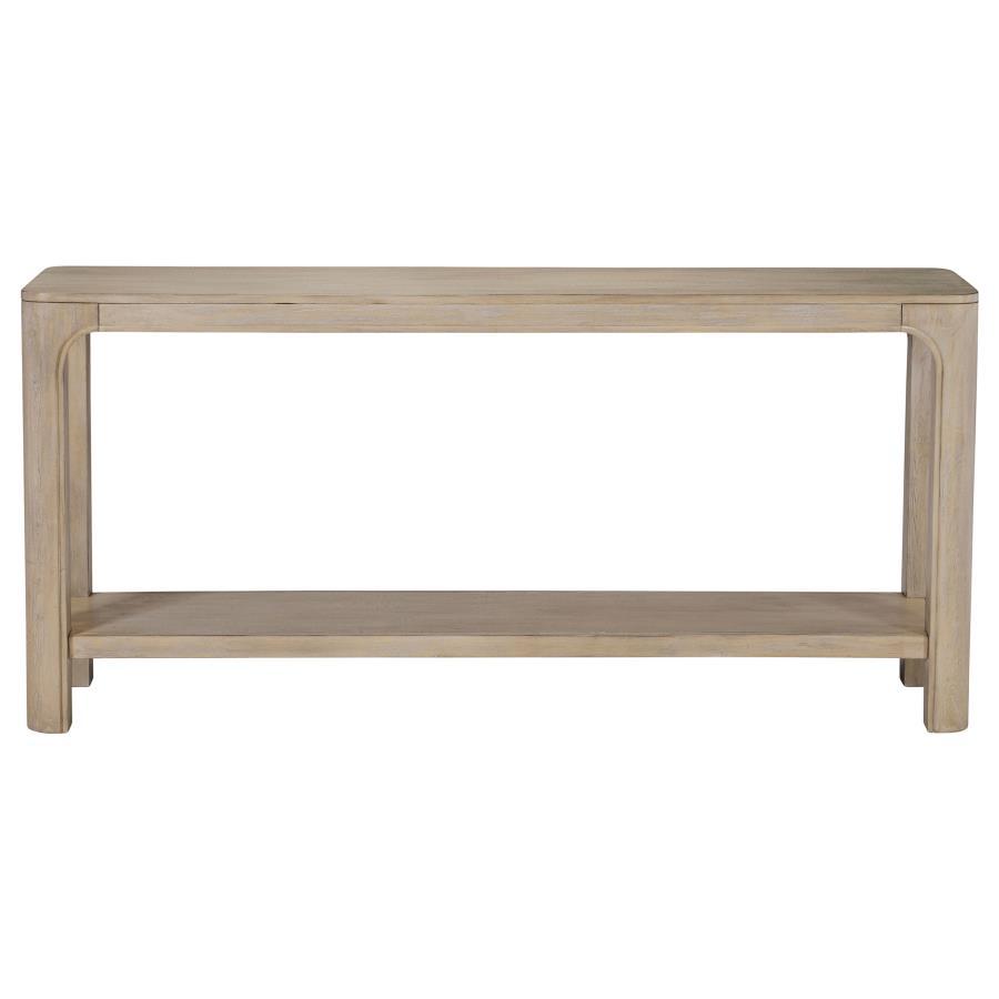 Solano - 64" Entryway Console Sofa Table - Weathered Mango