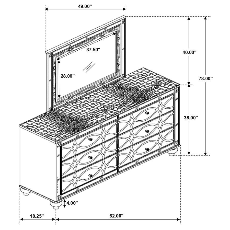 Gunnison - 6-Drawer Dresser