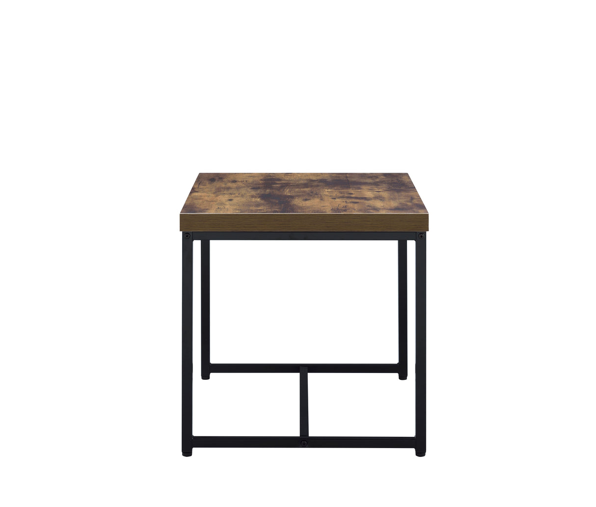 Bob - End Table - Weathered Oak / Black by Urban Nest | Bel Furniture