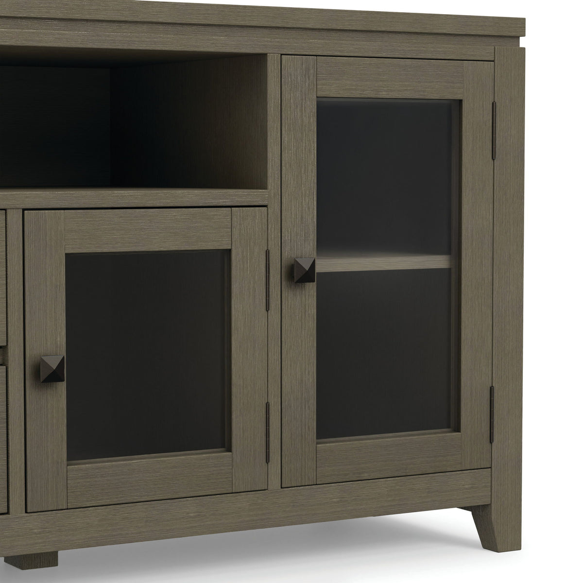 Cosmopolitan - Wide TV Media Stand - Farmhouse Gray