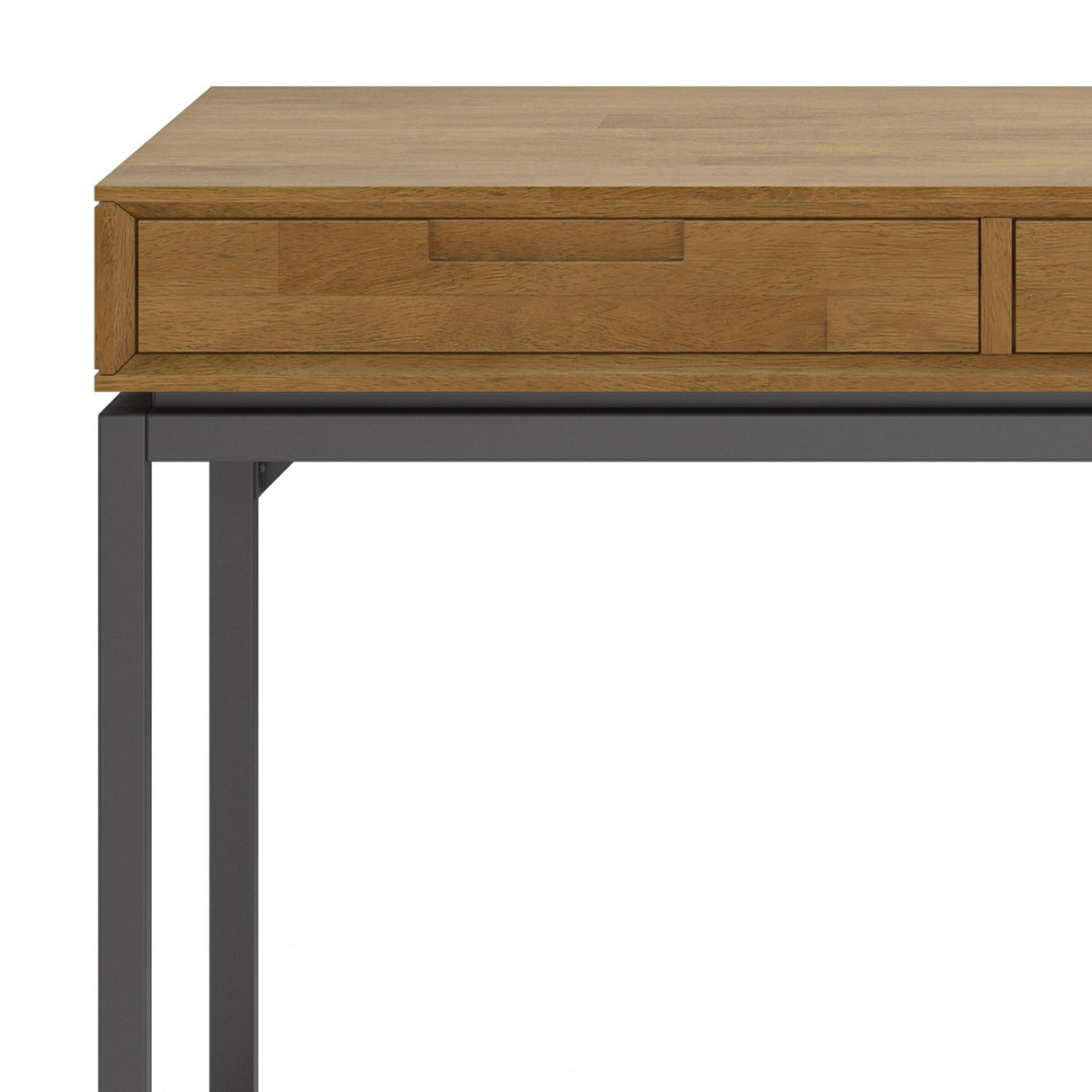 Banting - Mid Century Wide Desk, Handcrafted by Simpli-Home | Bel Furniture