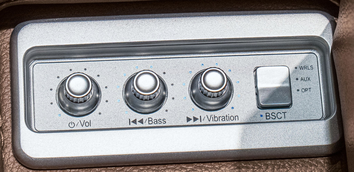 Knightington - Power Reclining Loveseat With Audio Seating