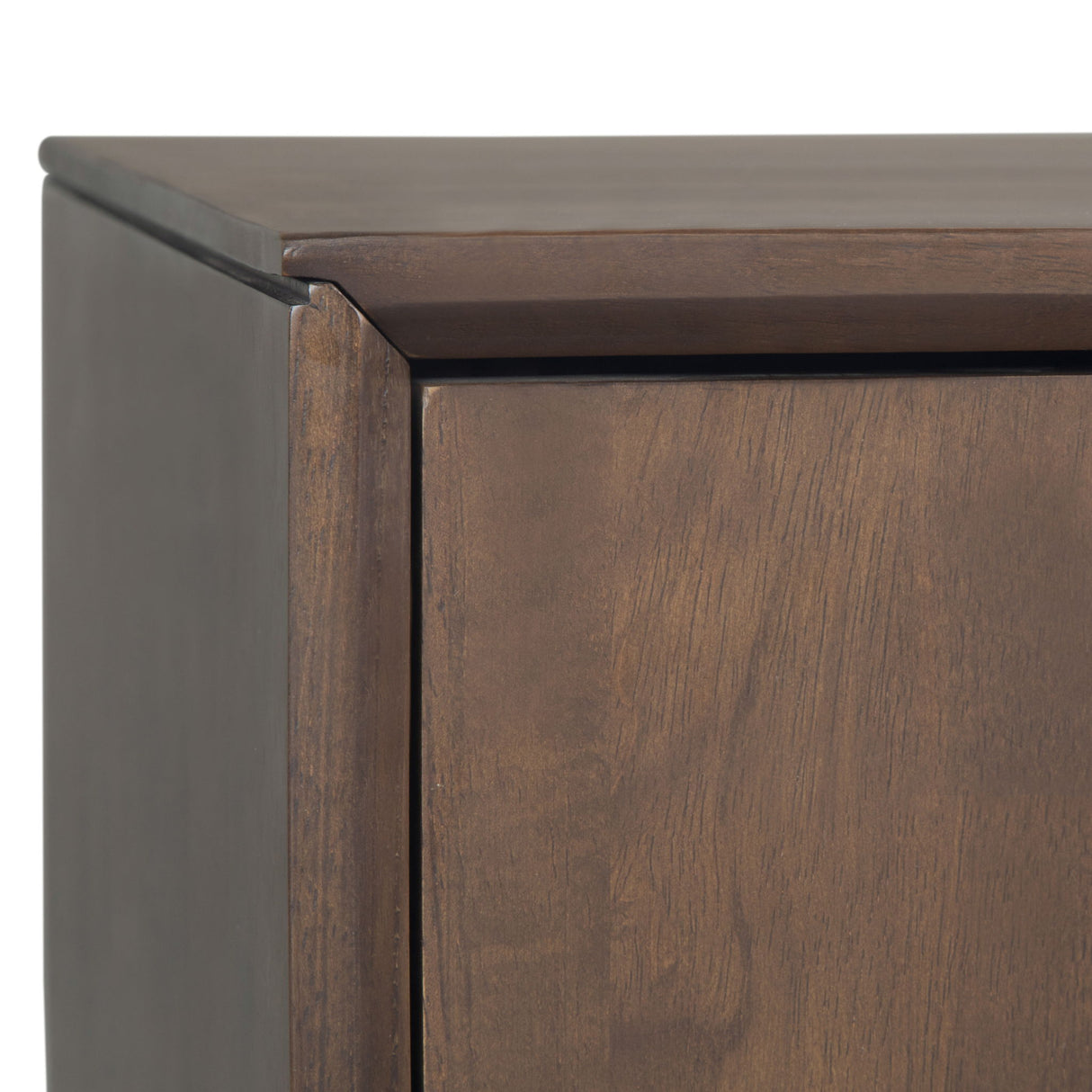 Banting - Mid Century Sideboard With Centre Drawers - Walnut Brown by Simpli-Home | Bel Furniture