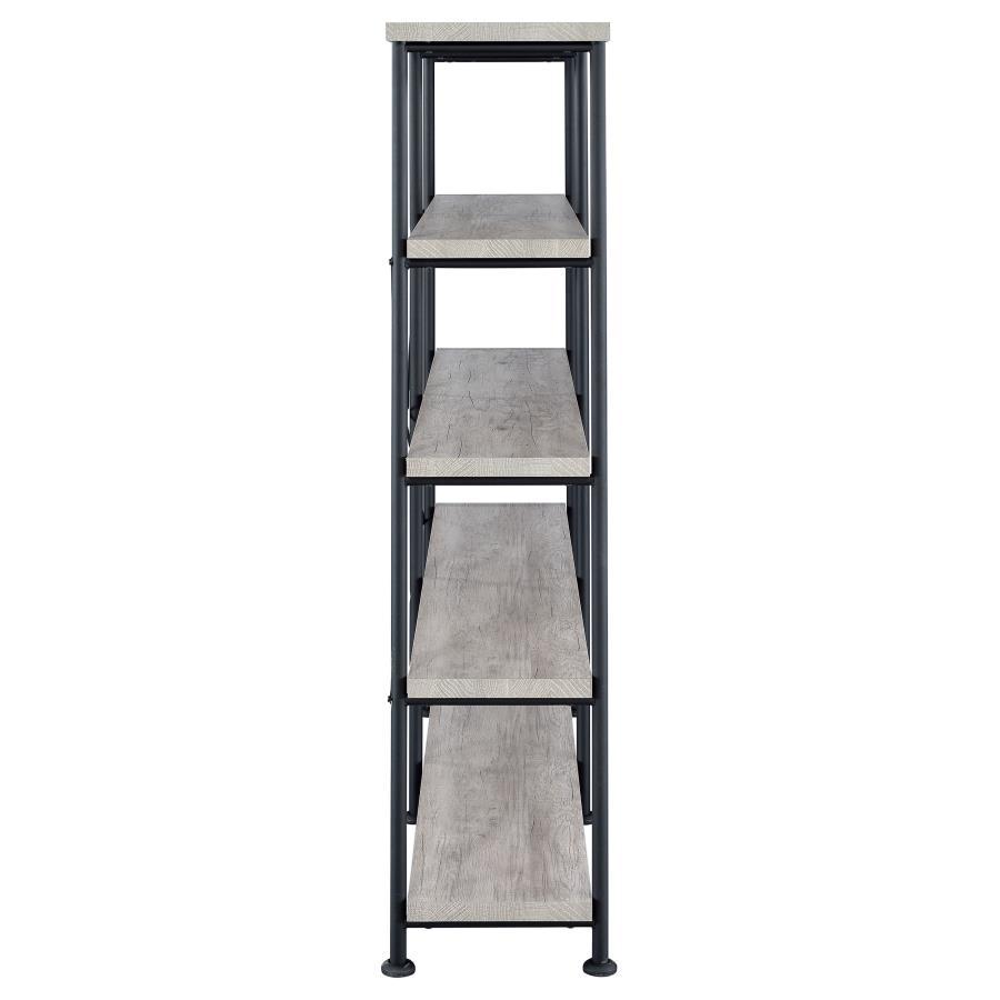 Analiese - 4-Shelf Double Bookshelf by CoasterEveryday | Bel Furniture